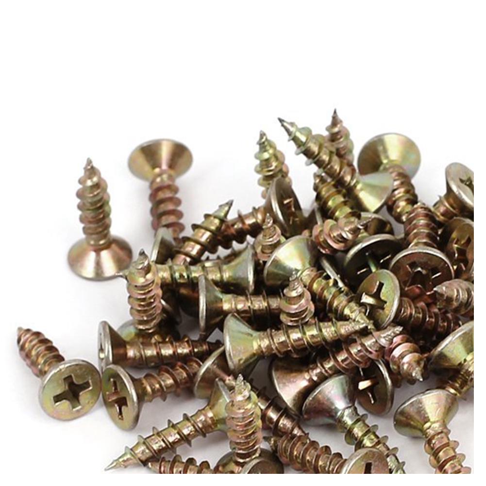 M1.4 X 4 mm Nickel Plaqué Phillips Self-Tapping Petites Vis à bois