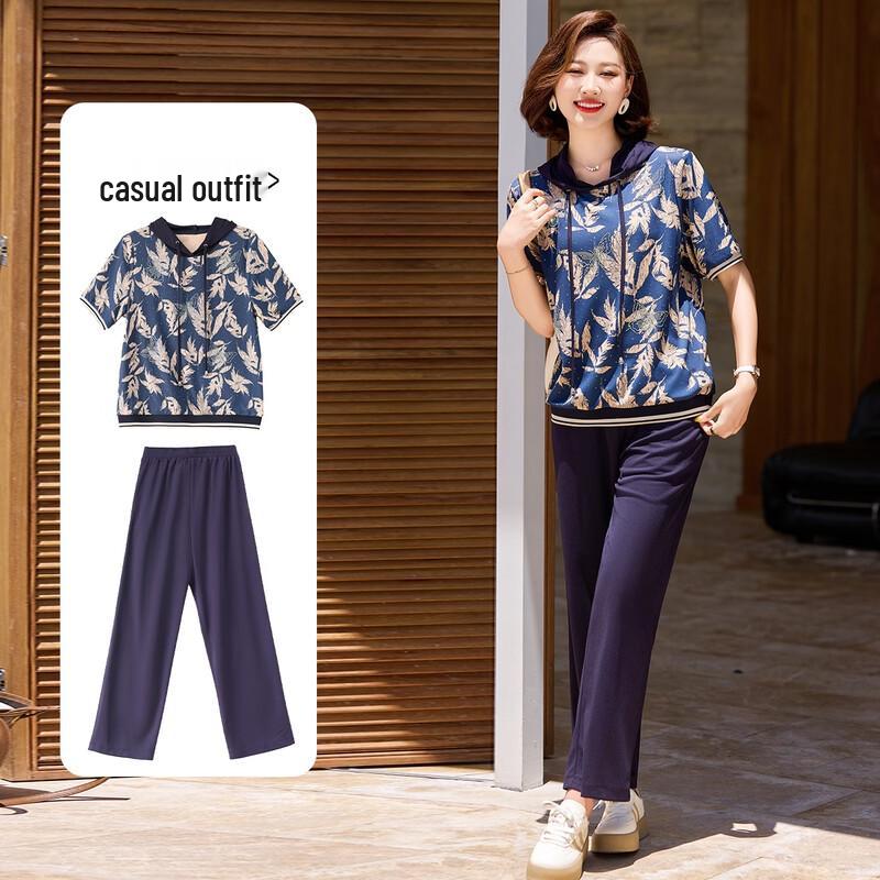

Women s Summer Casual Two-Piece Set 4XL