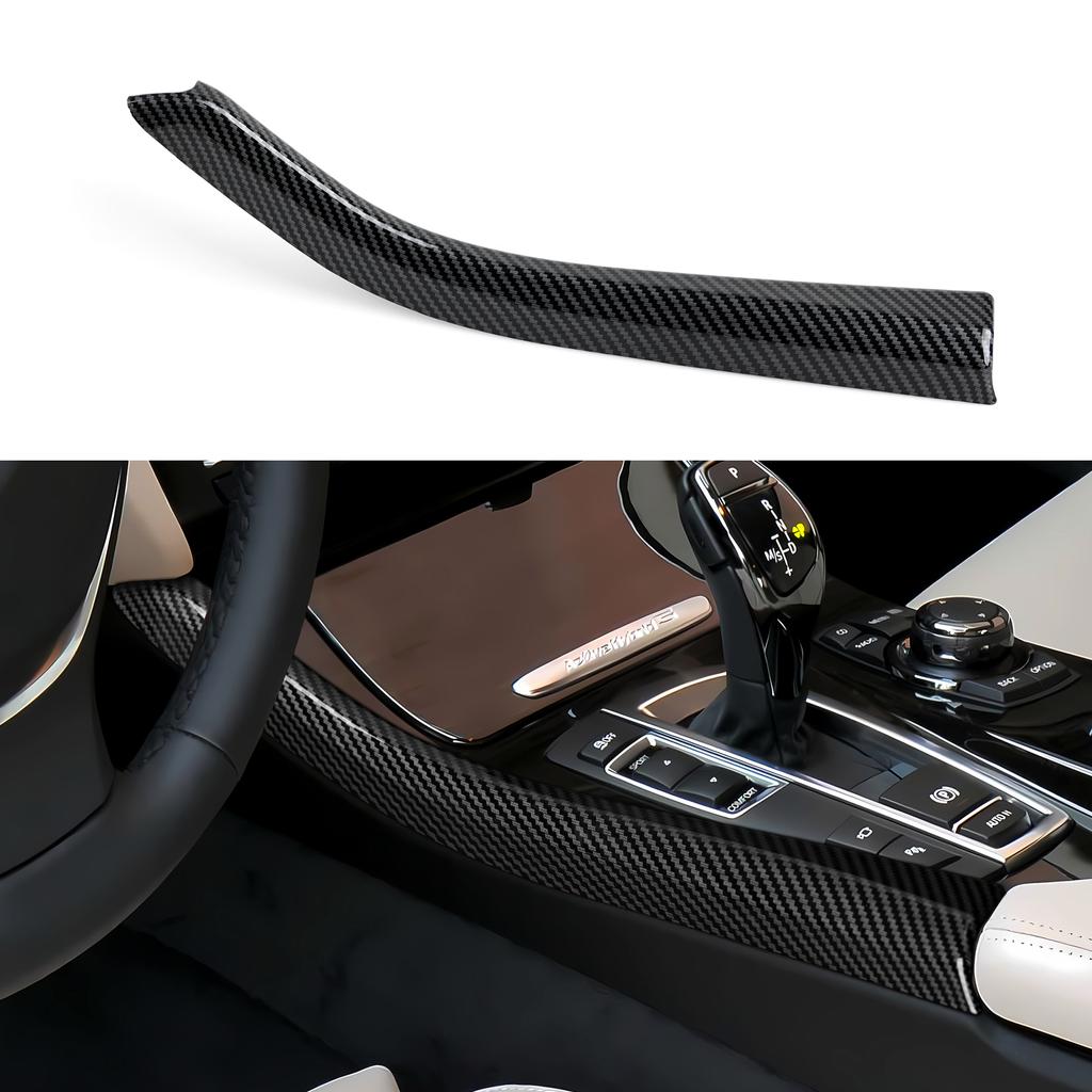 WDV25 For BMW 5 Series F10 F11 (2010-2016) Trim Accessories. Car Center Console Dashboard Gear Shift Panel. Carbon Fiber ABS Sticker.