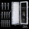 Professional Nail Double Forms ABS Crystal Tip For Quick Length Extension Durability At Home Salon Manicure Nail Mold