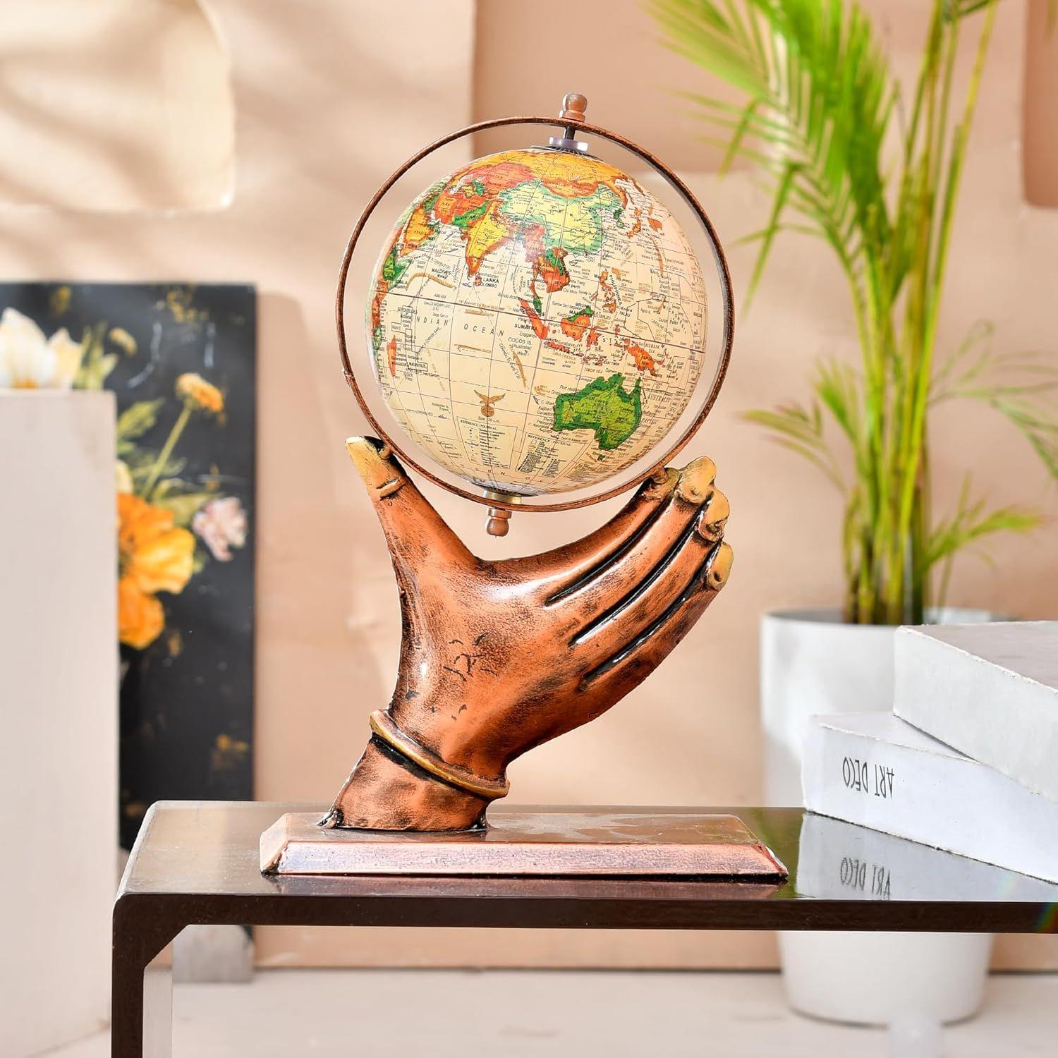 

Декоративный глобус для дома и офиса, металлический настольный экспонат, глобус, предметы для украшения дома, декор и подарок