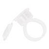 50Pcs Microblading Pigment Ring Cups with Cover for Tattoo Ink Semi Permanent Makeup Eyebrow Glue