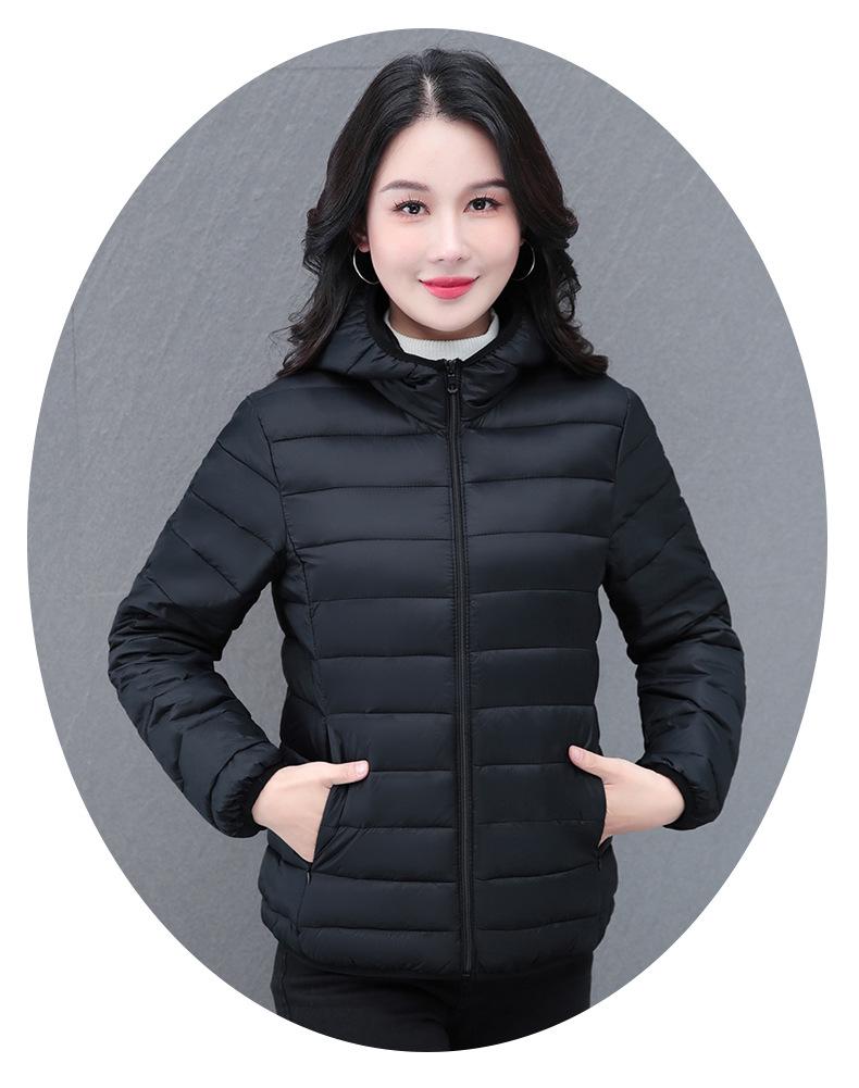 Women's Quilted Cotton-Padded Coat, 2024 Fall/Winter New Style, Loose Fit, Plus Size for Middle-Aged Moms.