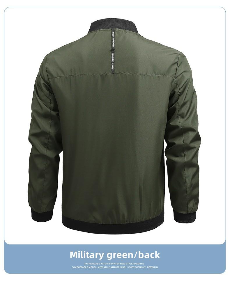 Egyszínű férfi hétköznapi dzsekik tavaszra és őszre