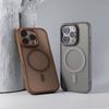 Frosted Magnetic Suction Is Suitable for iPhone11promax Drilled Lens Frame, Mobile Phone Case, Apple 11 Skin Feeling All-inclusive Sheath.