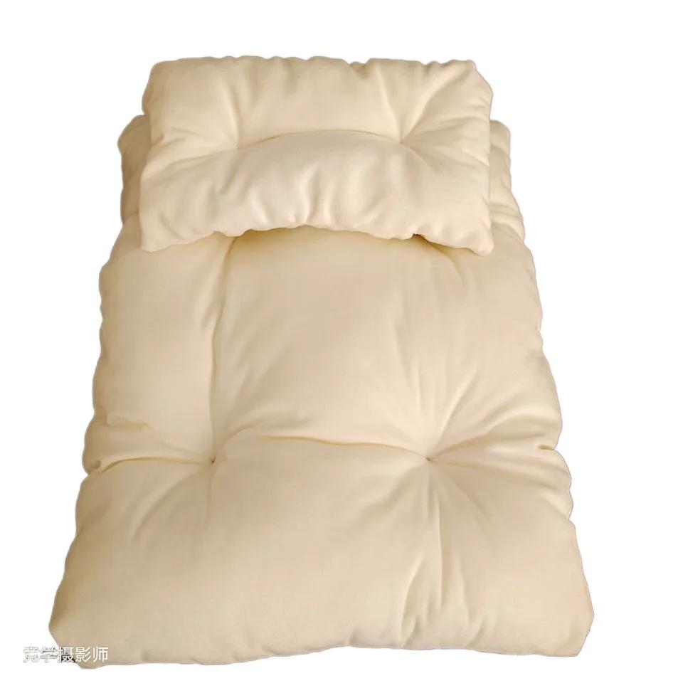 

Newborn Photography Props Retro Rattan Basket Chair Infant Photo Recien Baby Girl Boy Posing Bed Background Photography Accessor