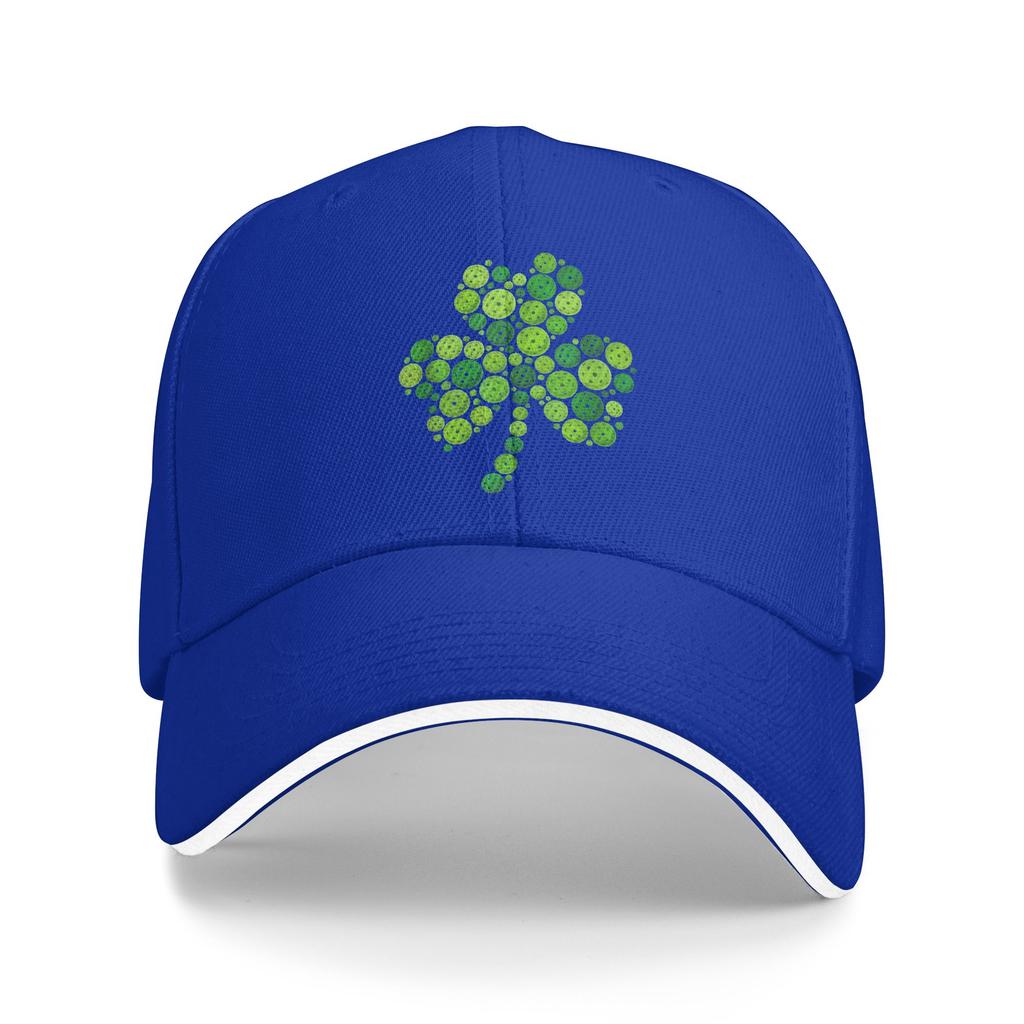 Pickleball Shamrock St Patricks Day Pickleball Baseball Cap Hunting Camping Hip Hop Hats Couple Women Street Style Baseball Caps