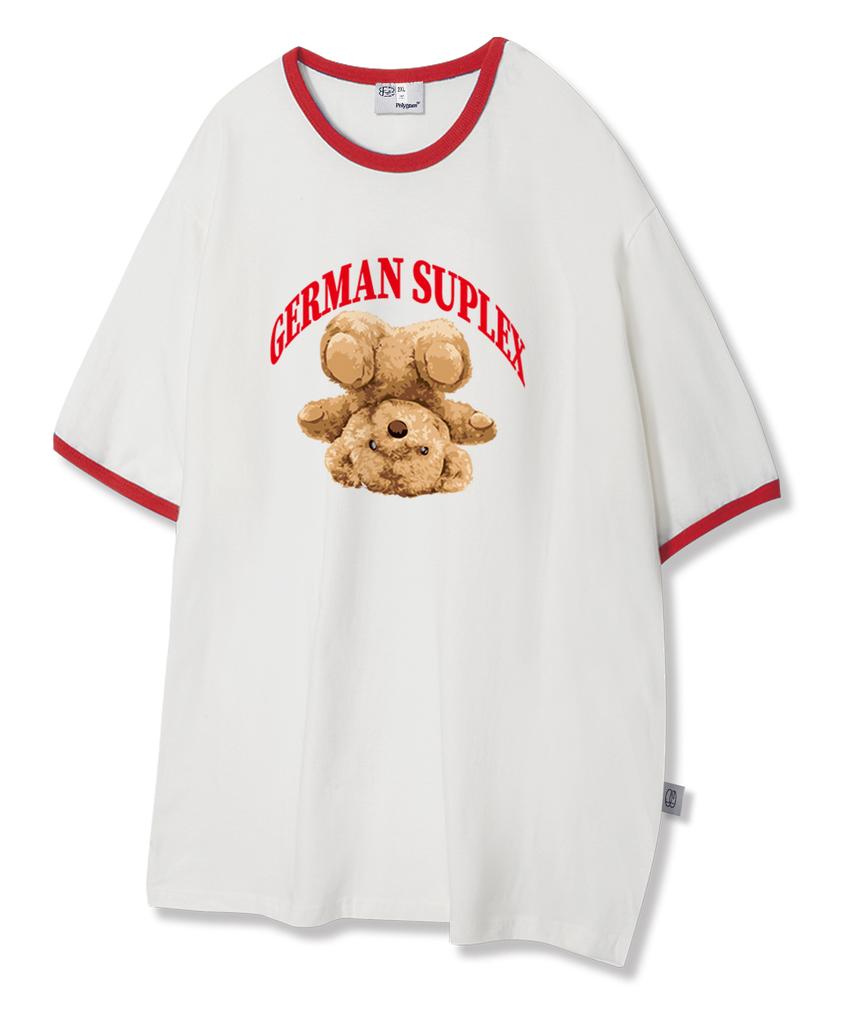 POLYGRAM Suplex Bear Ringer Short Sleeve T-Shirt - 3 Colors