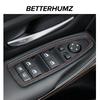 Betterhumz For BMW F20 F21 F30 F34 X1 F48 Window Door Switch Lift Panel Trim Made of Alcantara Sticker Car Interior Accessories