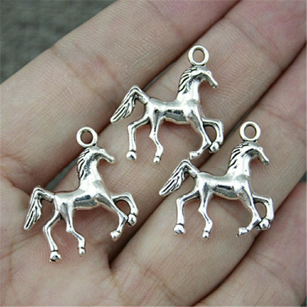 Charms Pegasus Horse Pendants Minimalist Jewelry Components QC095