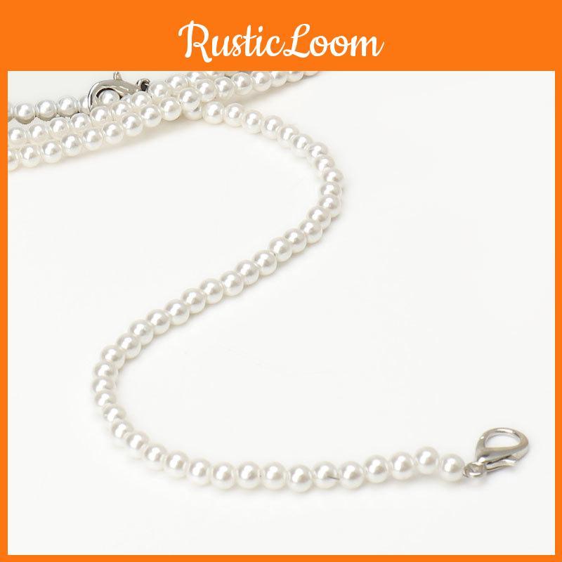 Retro Pearl Waist Belt For Women Light Luxury Jewelry With Adjustable Closure