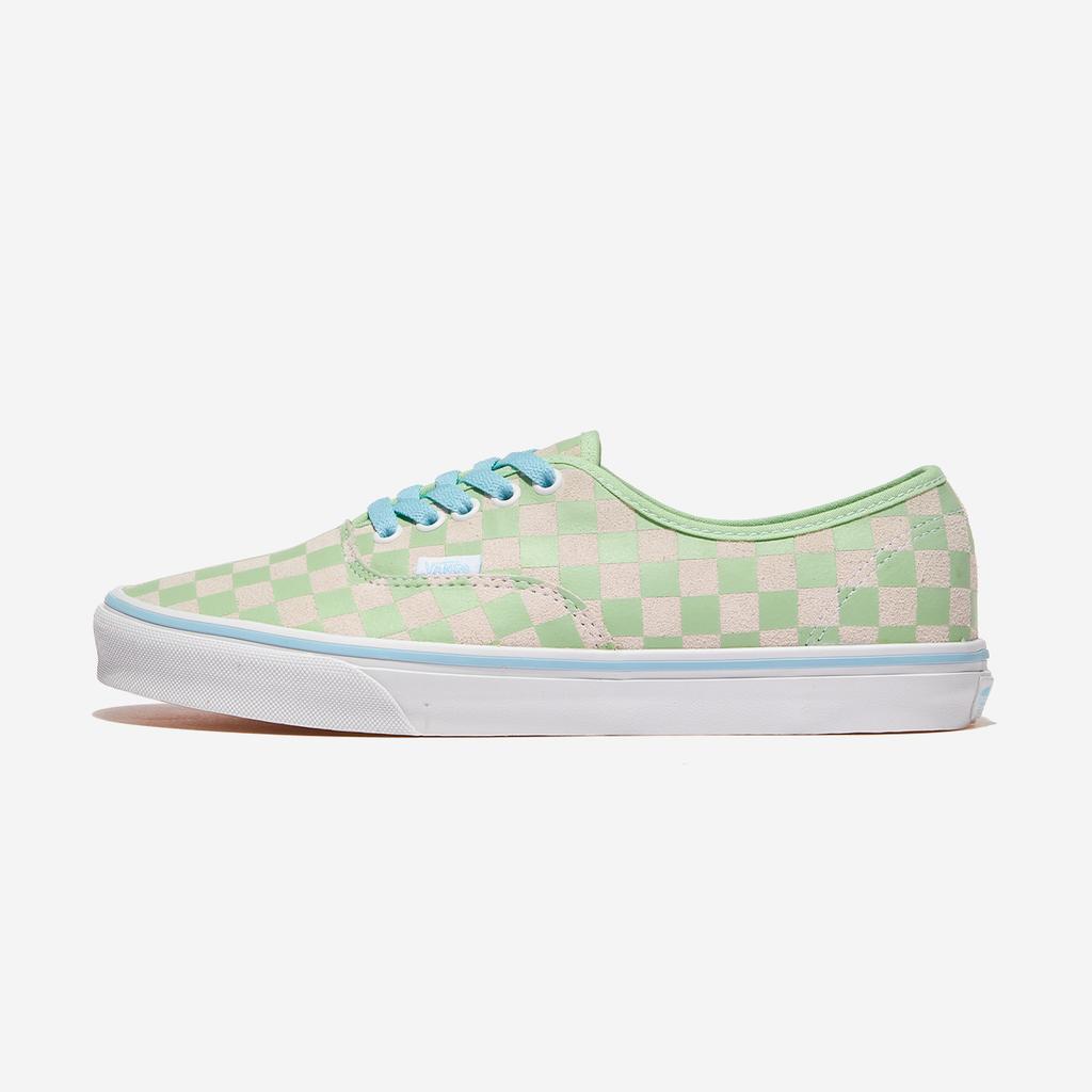 [Vans] Authentic - Checkerboard Pistachio Green, VN000D6GE2Y, 1010113076, Popular Korean Shoes