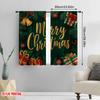 2pcs,2D Plane Printing Popular Curtain Panels Tree and Presents 100% Polyester (without Rod) Gifts Use for Bedroom, Contemporary