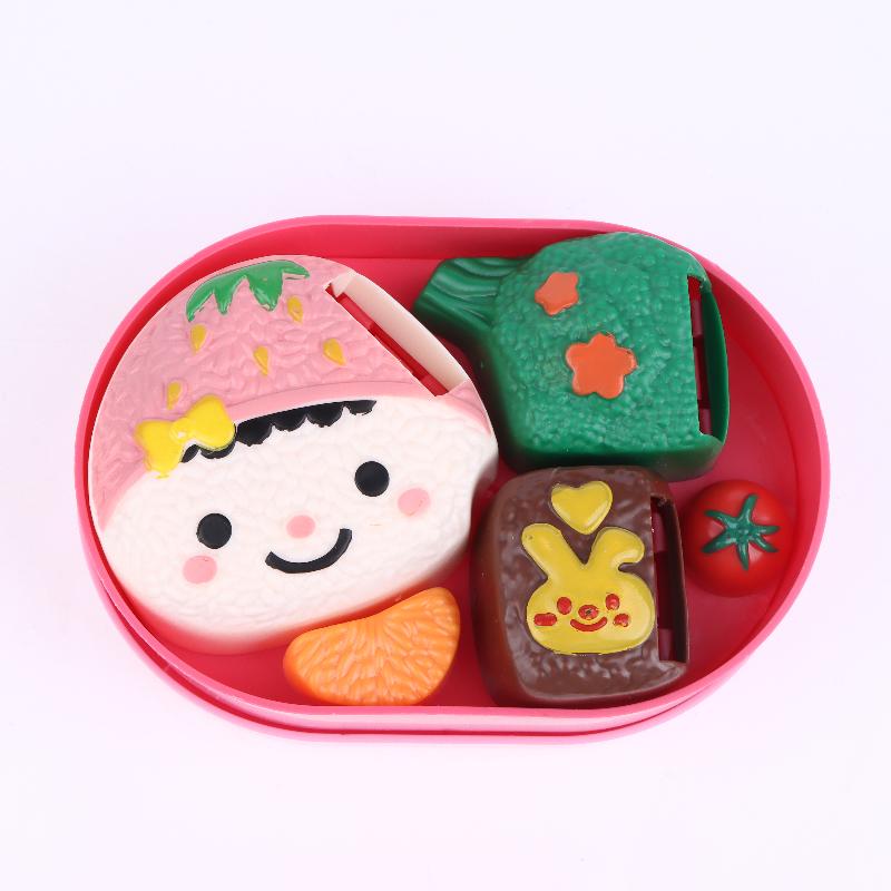 Kawaii Bento Jelly Pudding Food Toy Kit Simulation Food Feeding Toy Dollhouse Mini Kitchen Foods Kid Pretend Play Toy