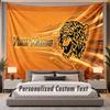 Custom Name Text Tapestry Hull FC Personalized Polyester Wall Tapestry For Bedroom And Room