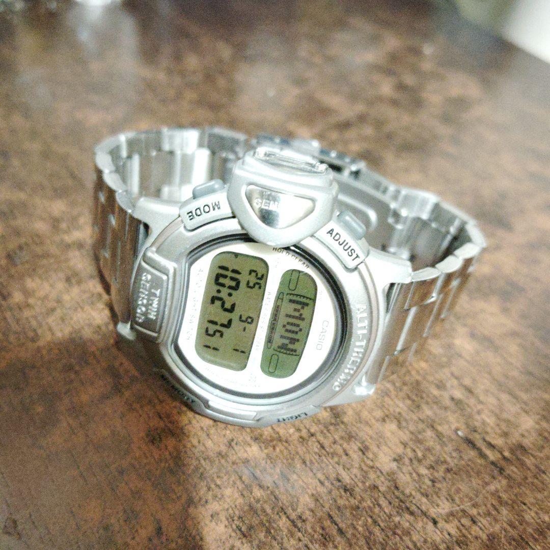 

[Б/У] ЧАСЫ CASIO PRO TREK PRL-20 С МЕТАЛЛИЧЕСКИМ РЕМЕШКОМ В РАБОЧЕМ СОСТОЯНИИ