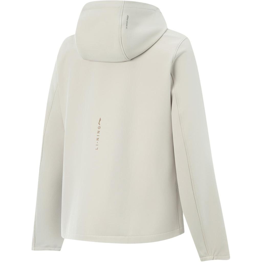 Li Ning Fitness Series Windproof Water-Repellent Warm Hooded Jacket With Logo Women Jacket AFDVE78-6