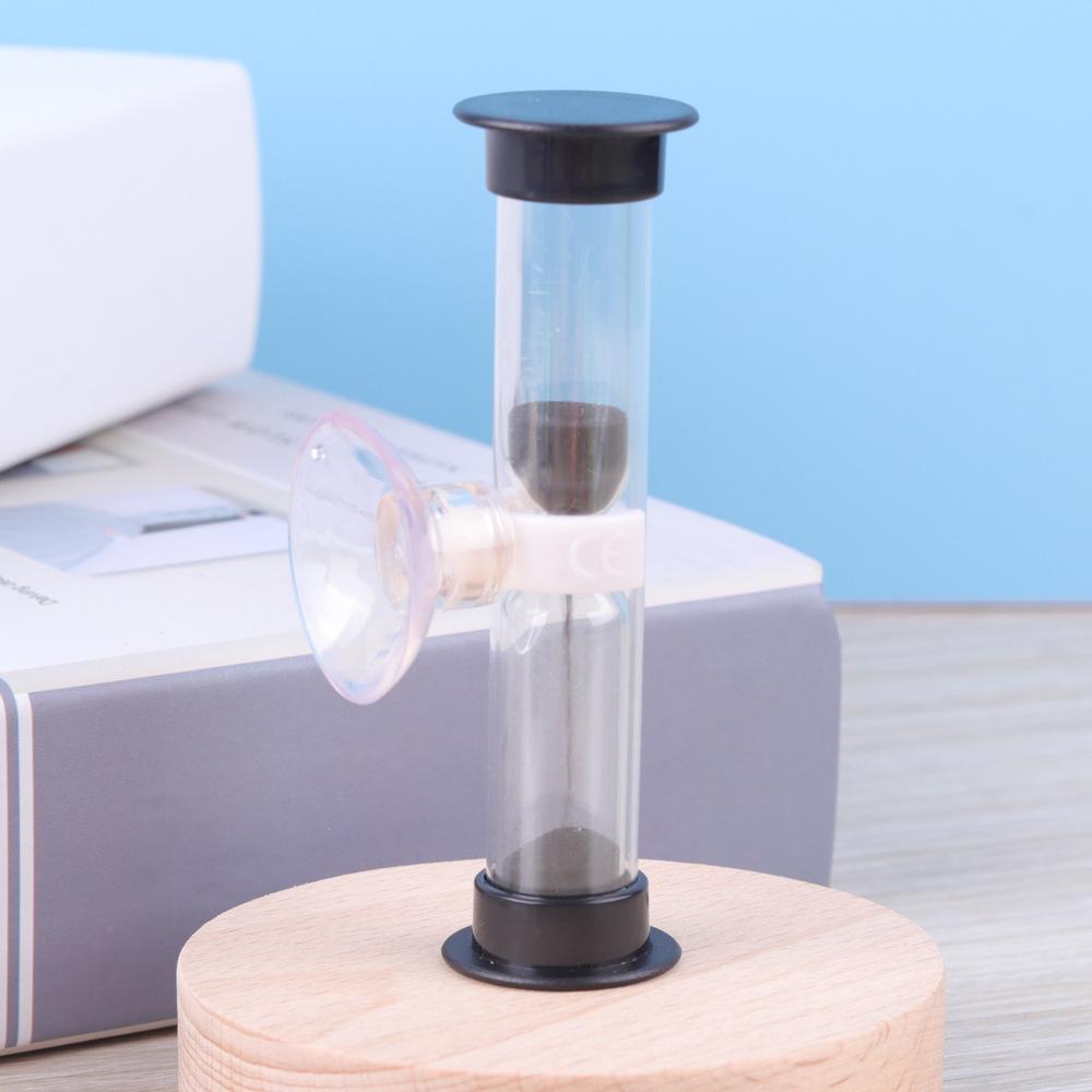 2/3 Minute Brushing Tooth Shower Timer Children Plastic Suction Cup Hourglass Sand Clock Desktop Ornament
