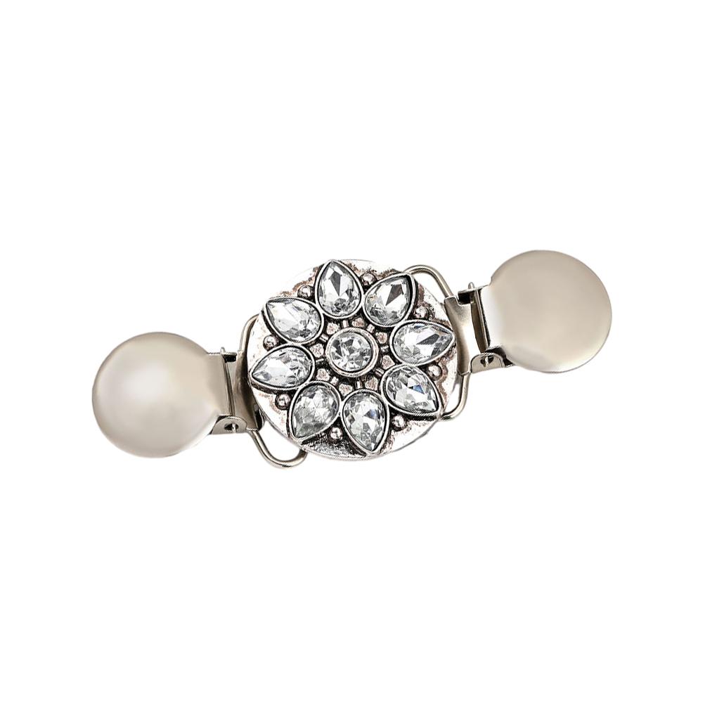 

Portable Vintage Style Cape Brooch Clip Simple Design Casual Styles Shawl Clamp Buckle Pin Cardigan Clasp Gift