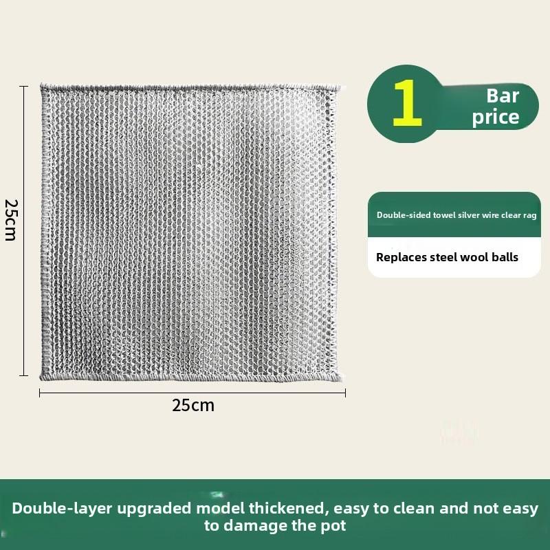 Kratzfreie Nylon-Geschirrtücher & Scheuerschwämme Set - Mehrzweck-Küchenreinigung für Töpfe, Pfannen & Geschirr (Verschiedene Größen & Stile)