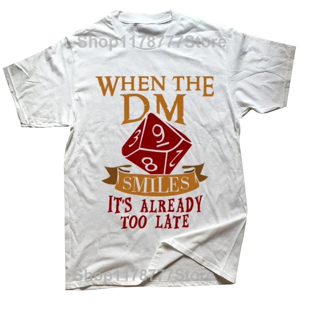 Dungeon and Dragon Meowster Men Women T Shirts Apparel Funny Tees T-Shirt Pure  Gamer Lover Birthday Gift Clothing