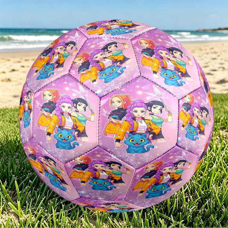 Singer Print Size 5 Soccer Ball, PU Wear Resistant Football for Match Training and Daily Practice, Birthday Gift for Soccer Fans