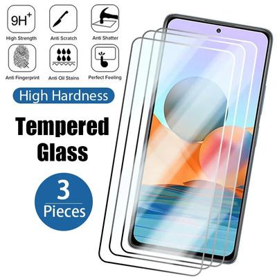 3PCS Tempered Glass For Xiaomi Redmi Note 11 12 Pro Plus 5G 9S 10S 11S Screen Protector For Redmi Note 10 9 8 Pro 10C 9A 8 Glass