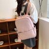 High School Girls Schoolbag Hansen Series Vintage Sense Simple and Versatile Campus Backpack Business Trip Female College Student Backpack