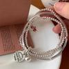 Koreanisches dreilagiges rundes Anhängerarmband: Eleganter, modischer und luxuriöser Damenschmuck