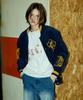 Magoodgan Varsity 5704 Corduroy Padded Wappen Navy Oversized Stadium Jacket