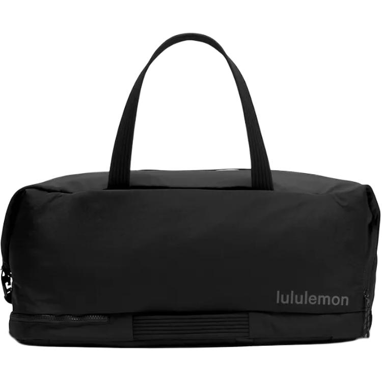 Lululemon 35L Zipper Closure Nylon Travel Bag Unisex Bags Black LU9DAPS-075965 Black