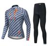 Cycling Suit Long Sleeve Suit Men's and Women's Quick-Drying Highway Mountain Bike Suit Outdoor Cycling Equipment