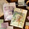 Yuxian Artistic Collage Base Paper, 100 Sheets, 2 Styles - DIY Hand Account Decoration Material.