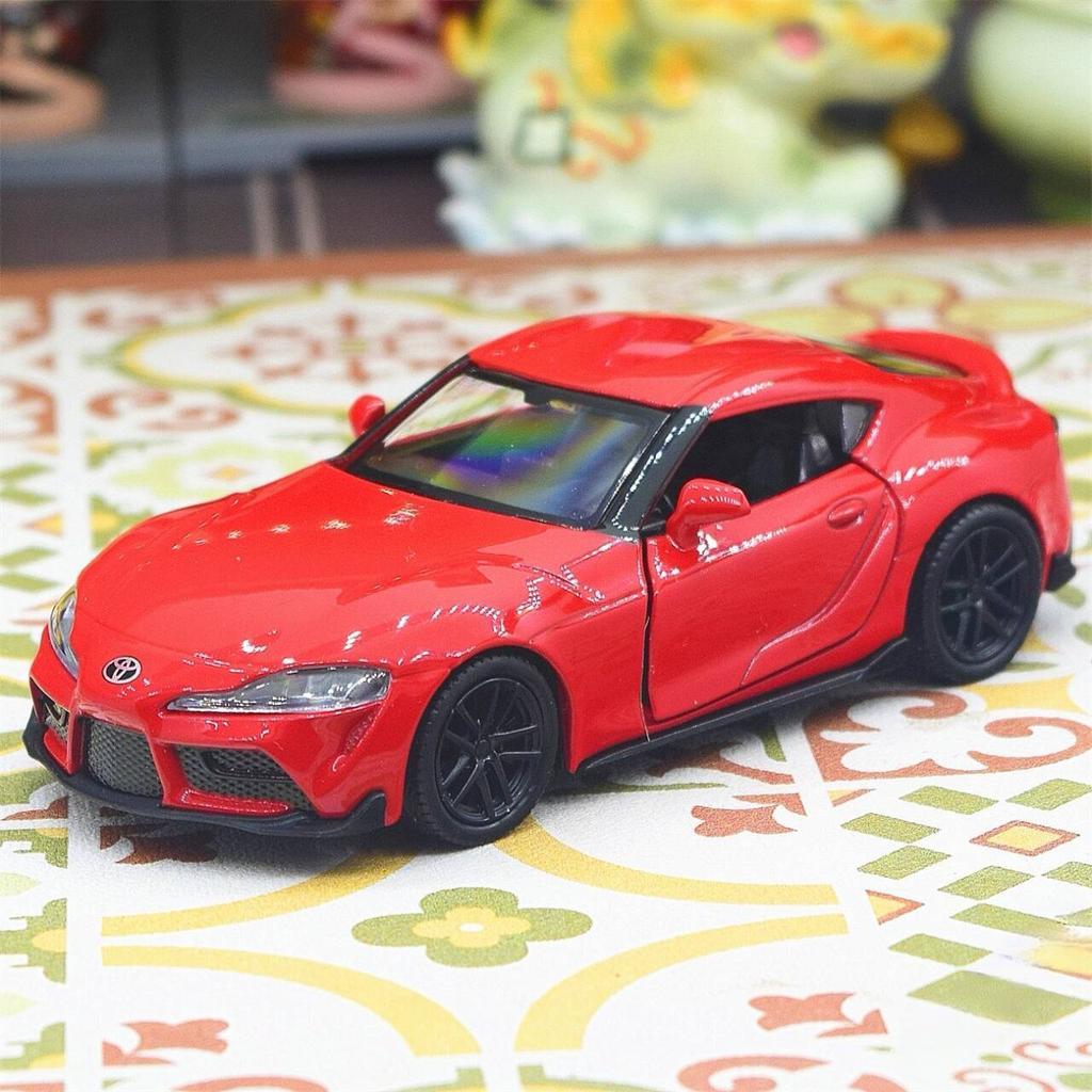 Fast & Furious JDM 2020 Toyota GR Supra Supersportwagen Simulation Diecast & Spielzeugfahrzeug RMZ city 1:36 Legierungs-Automodell-Geschenke für Kinder