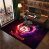 Tapis Velours Cristal Personnalisé FC PSV Eindhoven, Impression Texte Nom Personnalisé, Logo Football Tapis de Sol Doux Antidérapant Décoration Intérieure Cadeau
