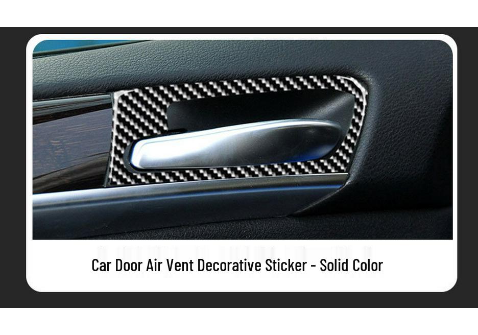 Carbon Fiber Cup Holder Trim for Skoda Octavia 2015-2020 Interiors