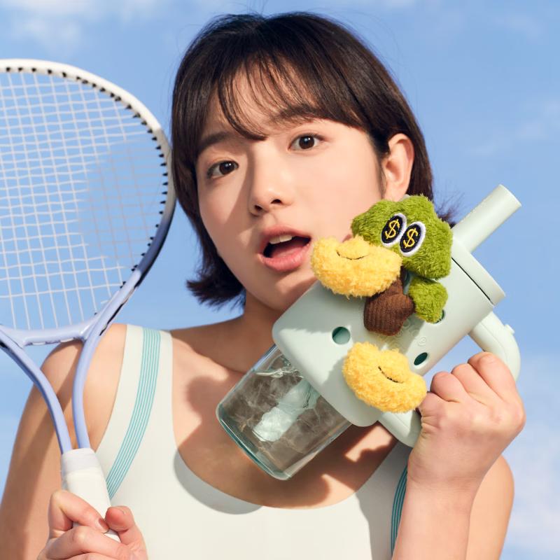 HOLOHOLO Jumbo Straw Water Bottle