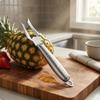 Pineapple Eye Remover Long Handled VShape Cutter Hanging Hole Steel Corer