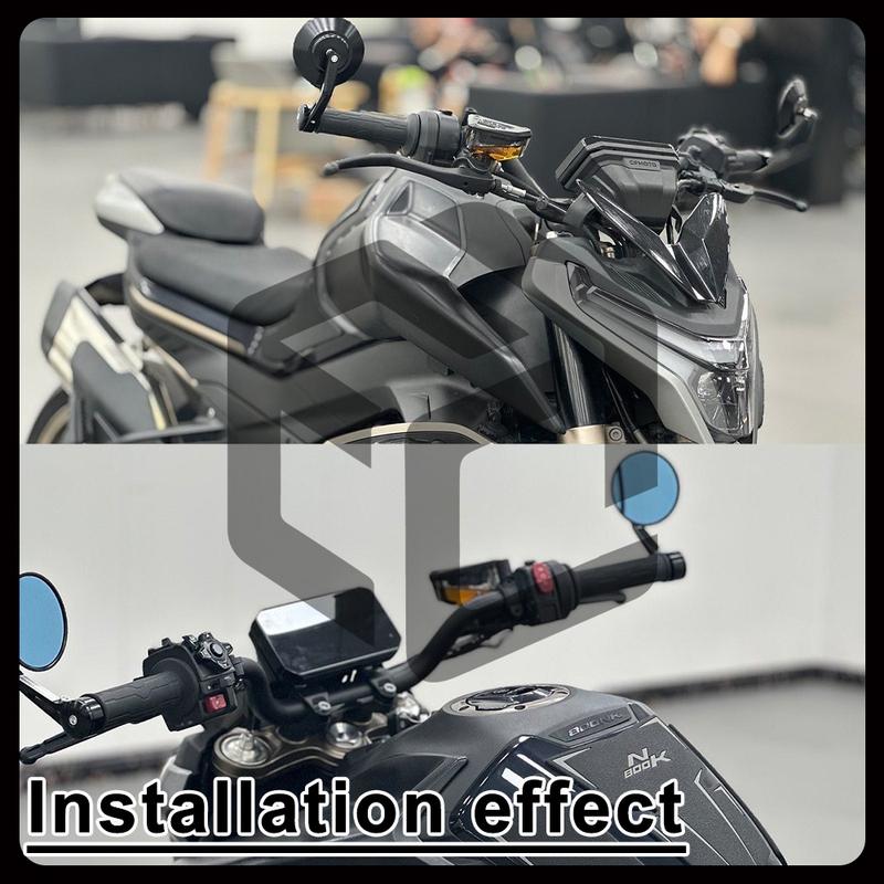 Motorcycle Bar End Mirror for CFMOTO 800NK / 675NK / 450NK / 800 NK / 675 NK /450 NK / Aluminum Alloy Rearview Mirror