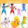 Morphin Mighty Power Rangers Inflatable Doll Dinosaur Rabbit Dog Air Filled Toy