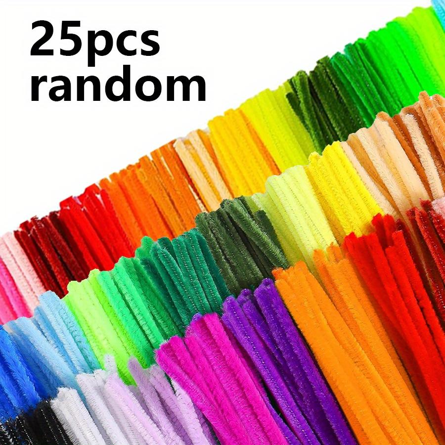 

25-400pcs Pieces Pipe Cleaners Craft Supplies 11.8Inch Multi Random Color 30 Colors Craft Pipe Cleaners Bulk for DIY Art JXB