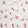 135x100cm Small Floral Double Gauze Cotton Sewing Texture Crepe Fabric, Making Home Wear Pajamas Cloth