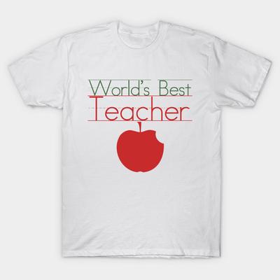 T Shirt Women Worlds Best Teacher Harajuku Print Kawaii Tshirt Summer Short Sleeve Female T-Shirt Top Tee