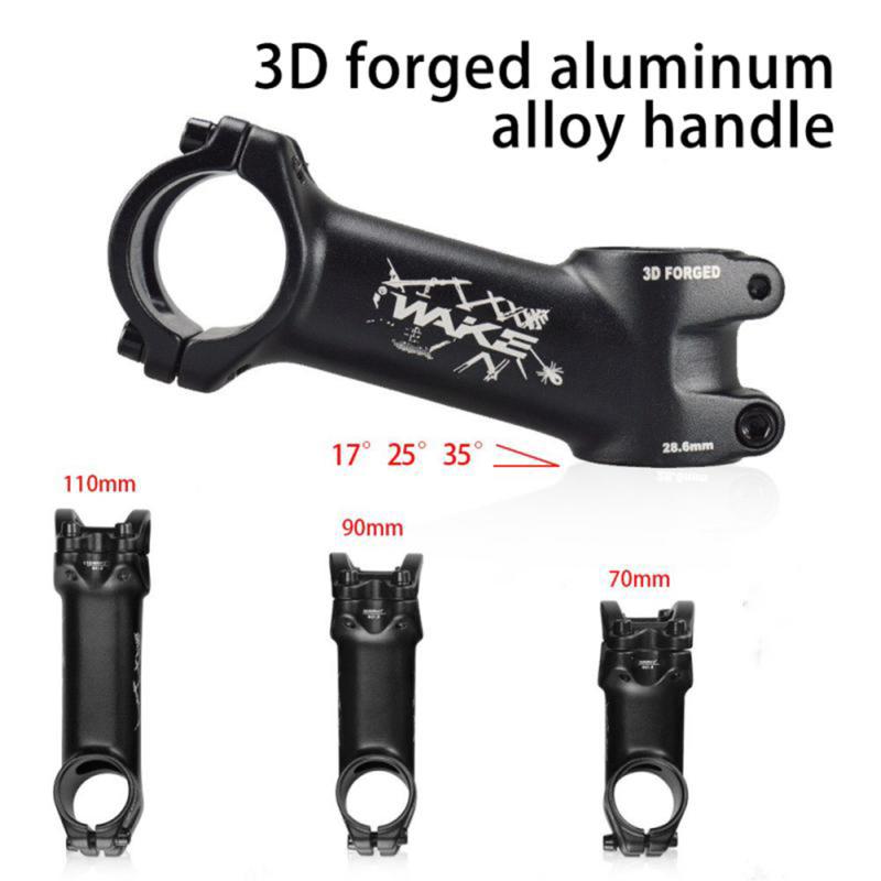 Heiß! Fahrradvorbau 10/17/25/35 Grad 60/70/80/90/100/110mm Aluminiumlegierung Mountainbike Hohl Riser