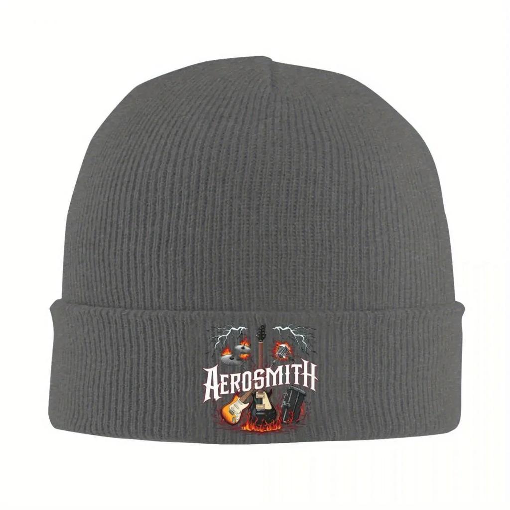 Neue schwere Punk Rock Musik Hüte Herbst Winter Mütze Mode Kappen Unisex Damen Acryl Strickmützen