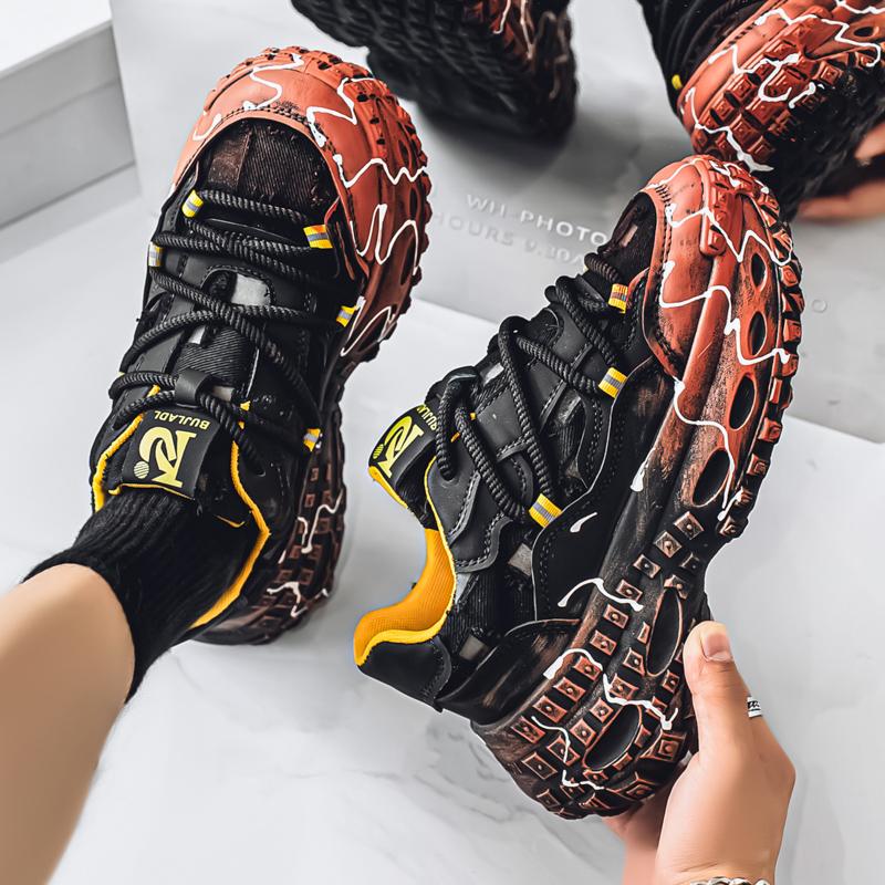 Street Dicksohlige Sneaker Herren Hip Hop Herren Designerschuhe Herbst Plateau Sneaker Für Herren Höhe Schuhe zapatos de hombre