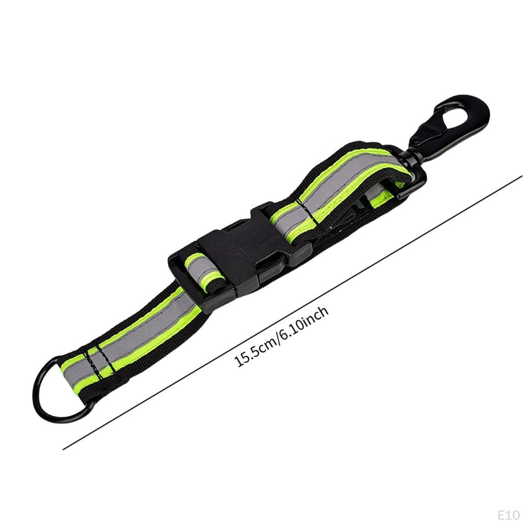 Clip, Firefighter , Glove Strap, Metal/polyester, Easy Attachment for Construction Site Equipment,