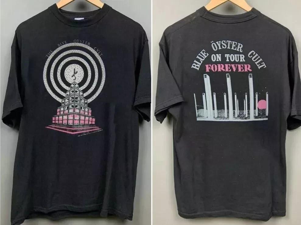 

Blue Oyster Cult On Tour Band Black 2 Side Vtg Tshirt Unisex S5XL Unisex T-Shirt XXL