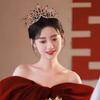 Baroque Retro Crystal Bridal Crown Rhinestone Headband Court Style Adult Hair Accessories