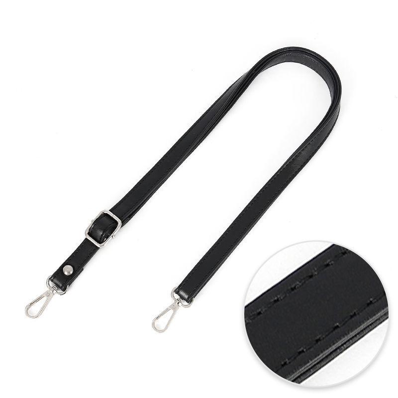 Pu Leather Shoulder Strap Crossbody Bag Strap 130Cm Long Double-Layer